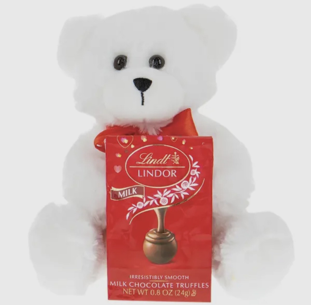 Plush Bear with Lindt Lindor Chocolate Truffles - 6 Inch