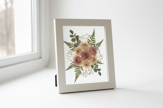 8x10 frame floral preservatio