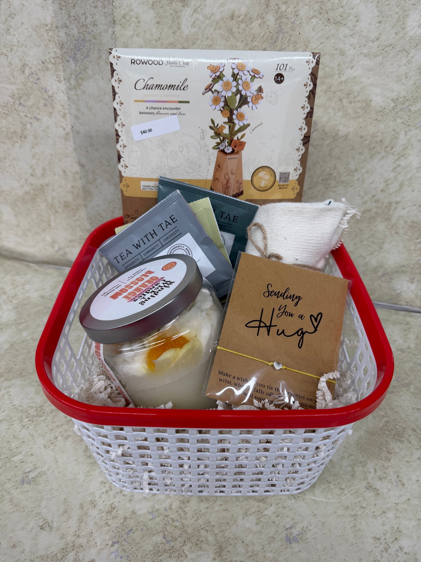 Cozy Comfort Gift Basket – $40