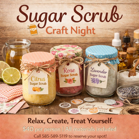 Sugar Scrub Craft Night  3/16/26